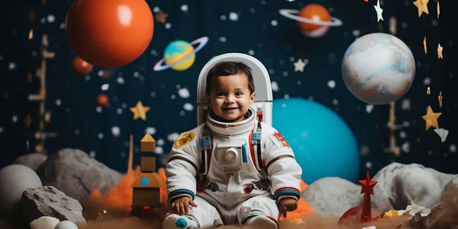 indian baby birthday photoshoot baby astronaut dress y f8347036 3e62 4d9c b087 32c53fe8a460