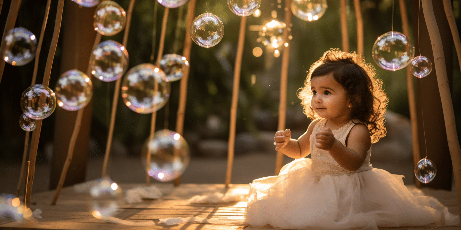 indian baby birthday photoshoot bubble fun bubbles can 27b56317 9a52 4b20 838b 0450006453fe