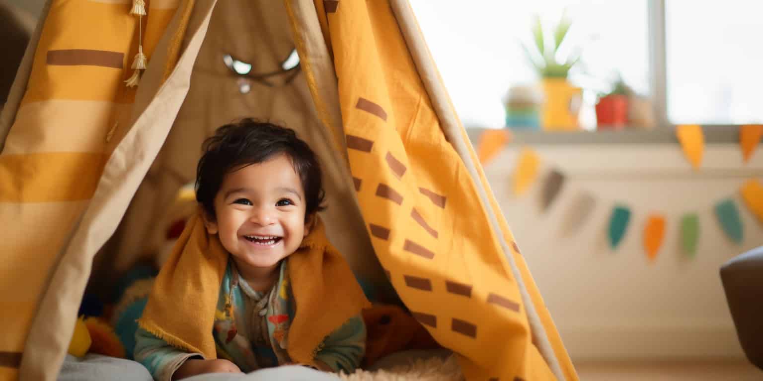 indian baby birthday photoshoot cozy blanket fort buil df7577c5 d20c 43f0 a560 a18f5f1f98a2