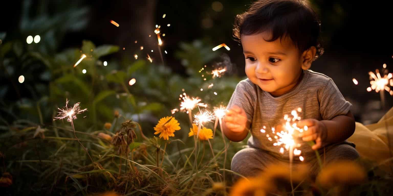 indian baby birthday photoshoot sparkler celebration f ad751277 b068 4565 839d f105701cf3ae