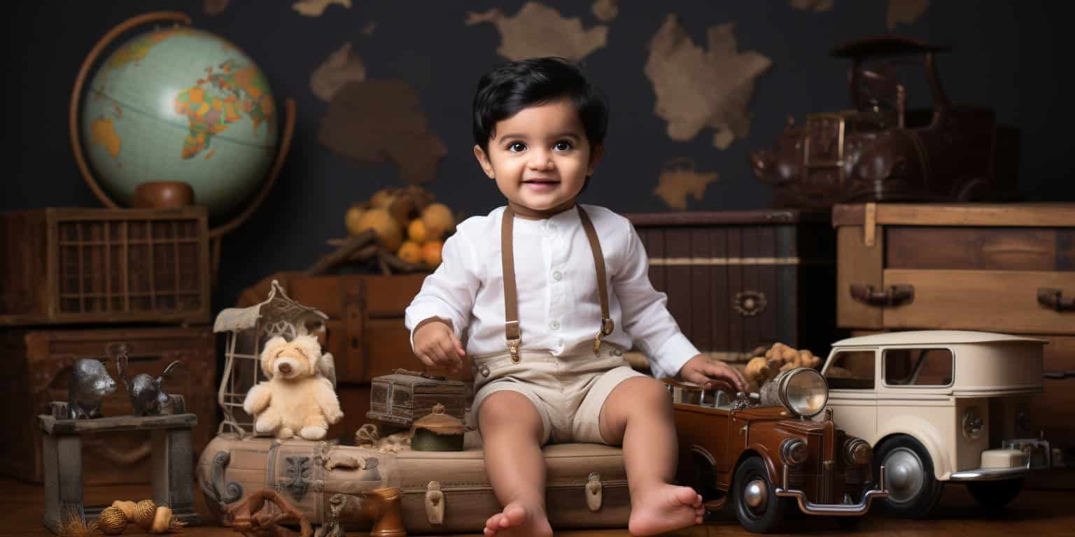 indian baby birthday photoshoot vintage vibes for a ti 8a5f1ec8 b336 43e5 b5b2 684cdbe42ded