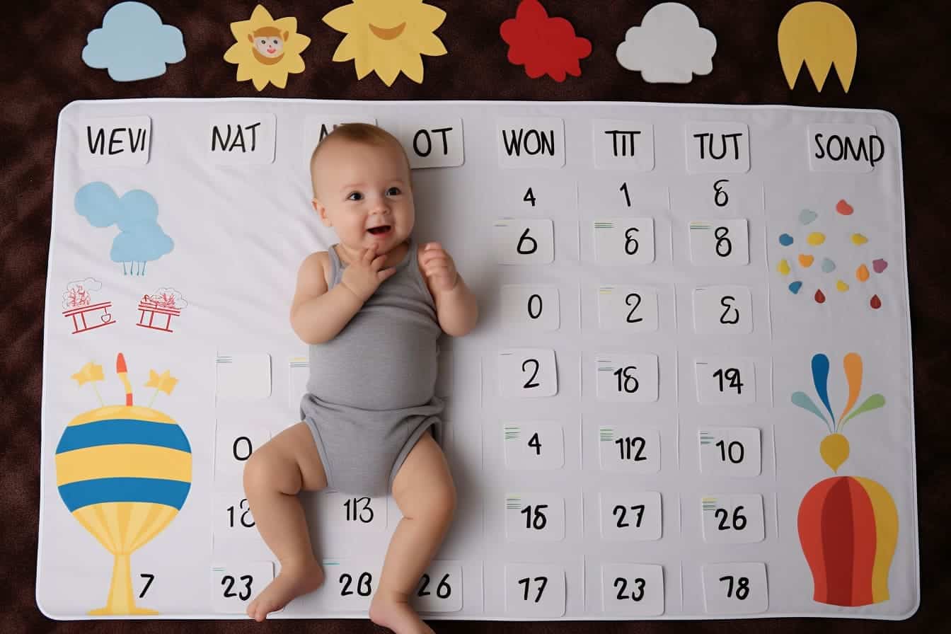 manishq1 3 months baby photoshoot ideas at home with calendar p 6729d34e e91a 4cb4 aed5 734a4508667b