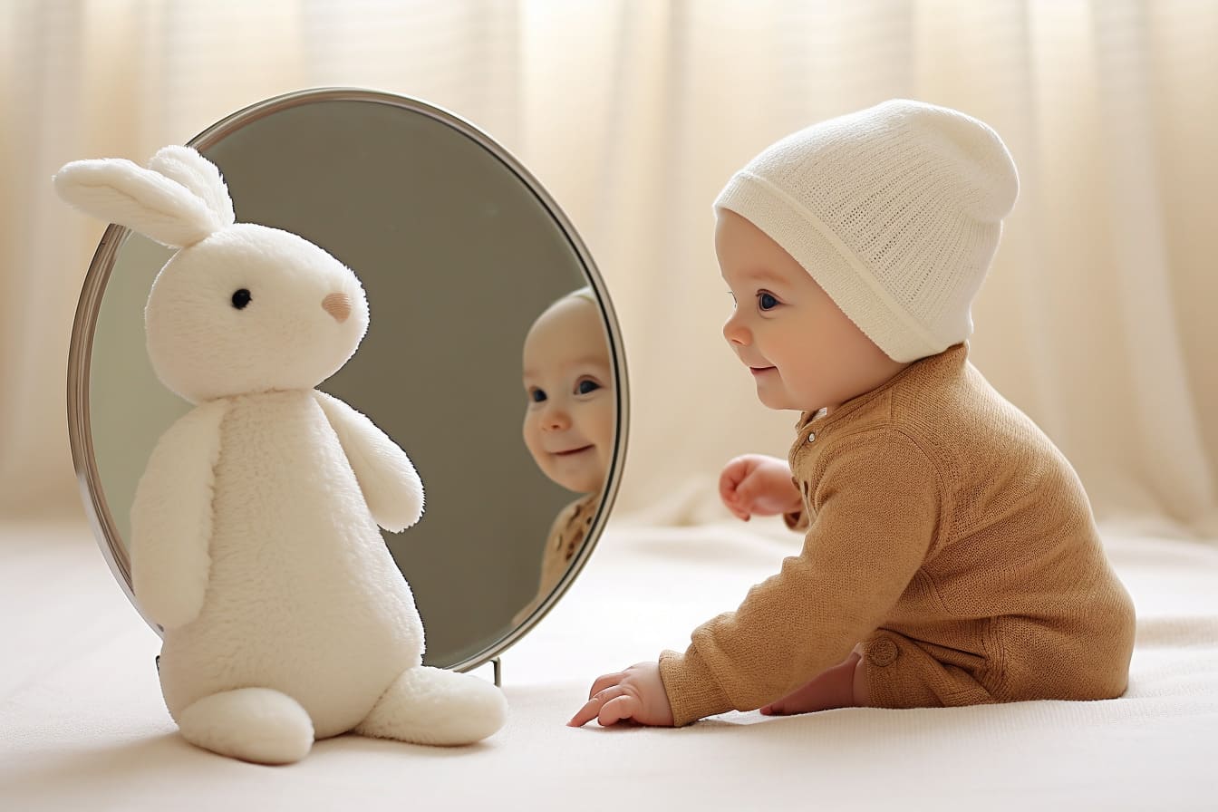 manishq1 3 months baby photoshoot ideas at home with mirror ref f7fa0115 ceee 4e6f 8c43 d4856cdb08ff