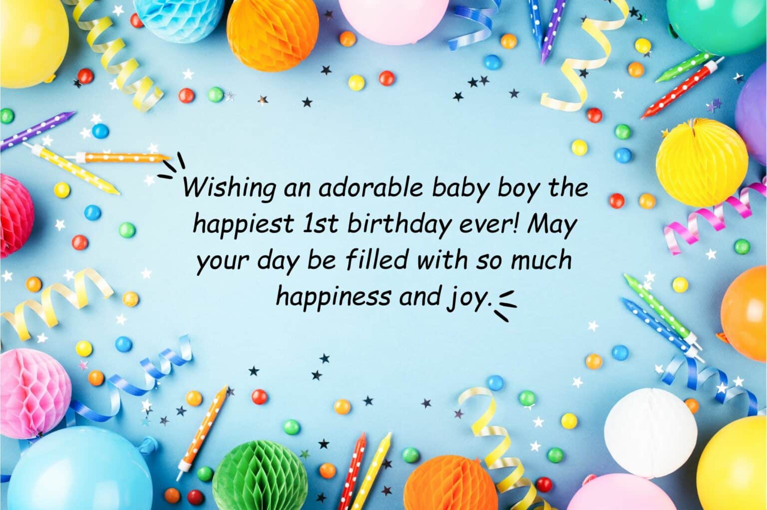 170 Best 1st Birthday Wishes For Baby Boy - First Birthday Quotes