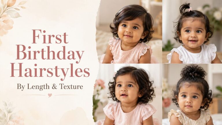 First Birthday Hairstyles for Baby Girls by Length & Texture