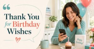 thank you whatsapp status for birthday wishes